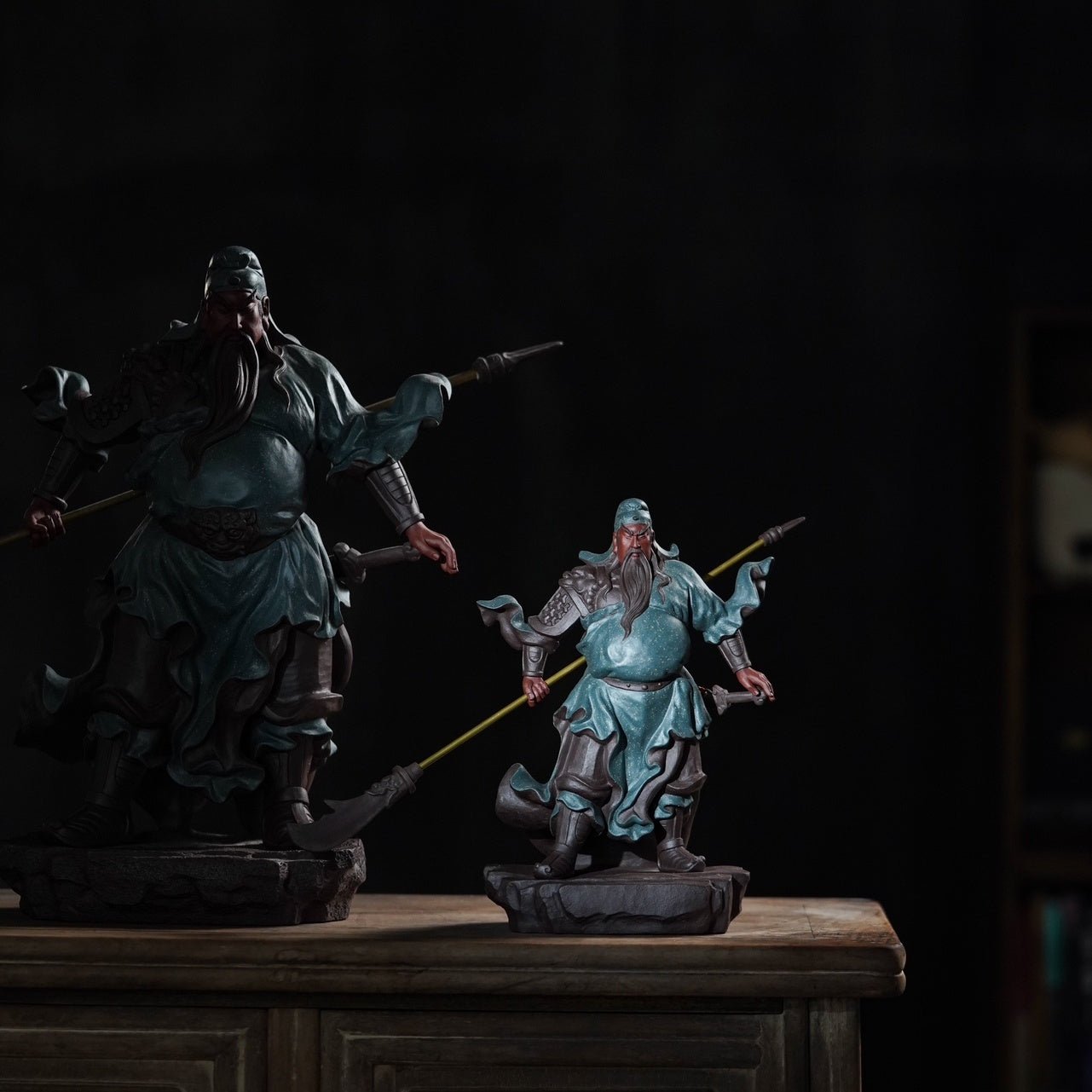 Guan Yu - Zisha Sculpture - zycs_China