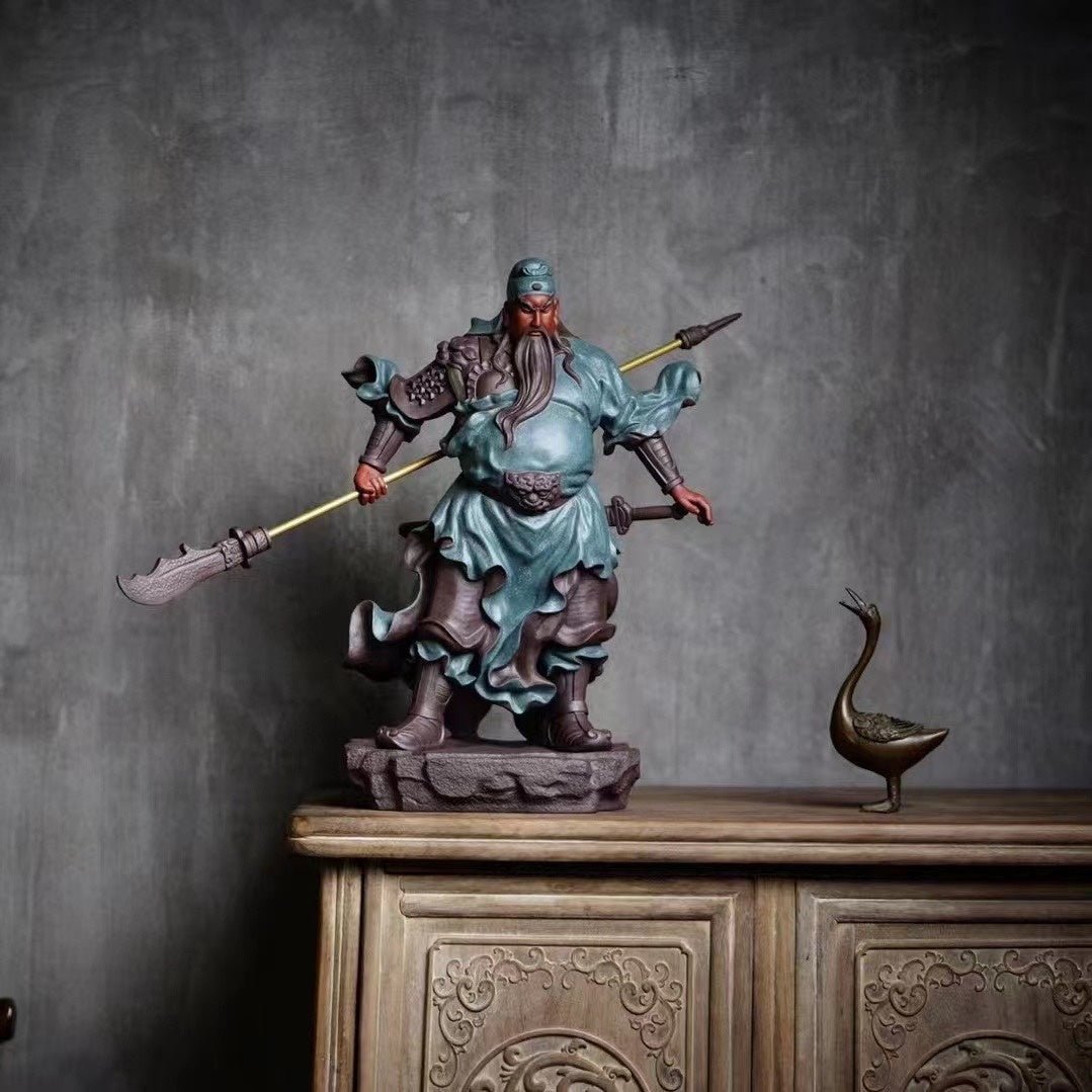 Guan Yu - Zisha Sculpture - zycs_China