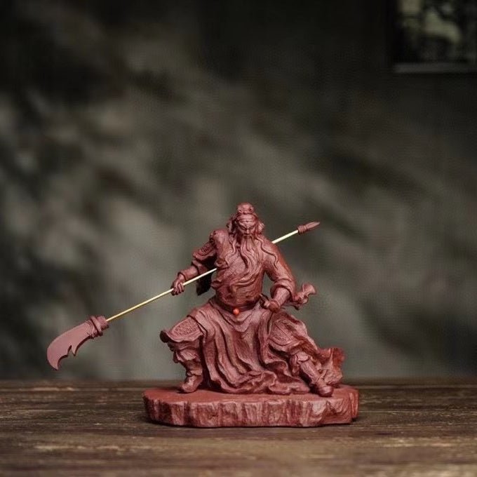 Guan Yu - Zisha Sculpture - zycs_China