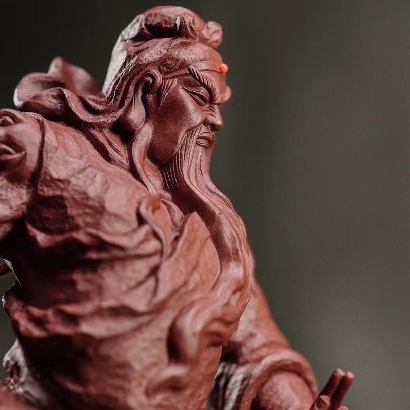 Guan Yu - Zisha Sculpture - zycs_China