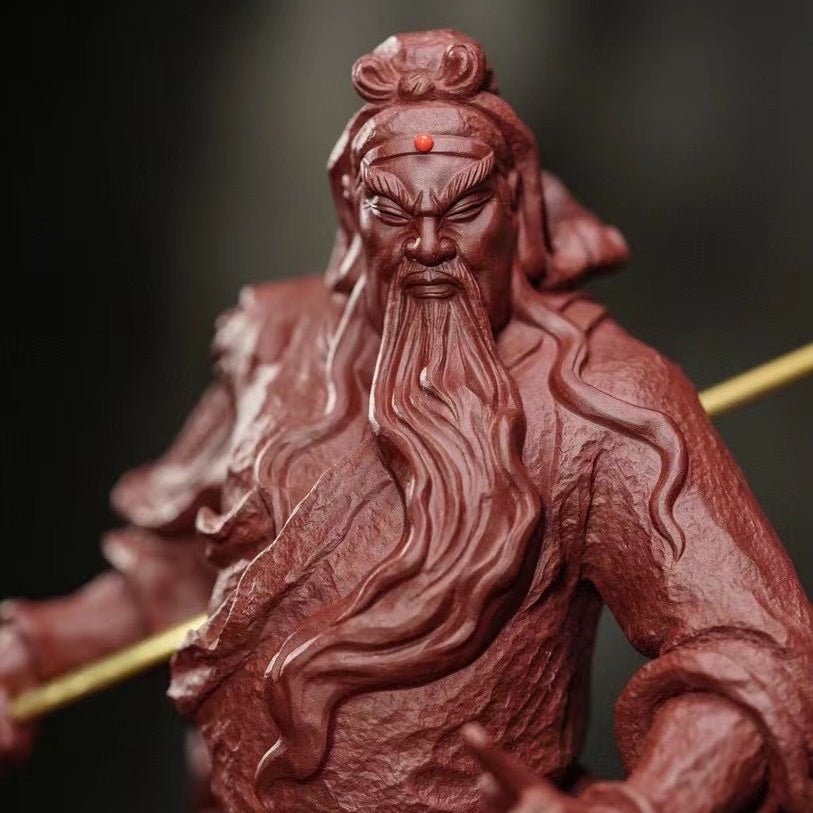 Guan Yu - Zisha Sculpture - zycs_China