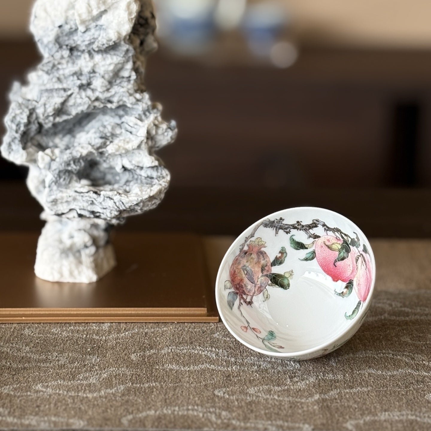 Guo Hua San Duo - Jing De Zhen Porcelain Gaiwan - zycs_China