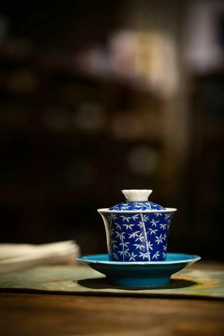 Guo Qiang Zhu - Jing De Zhen Porcelain Gaiwan - zycs_China - tea - teapot