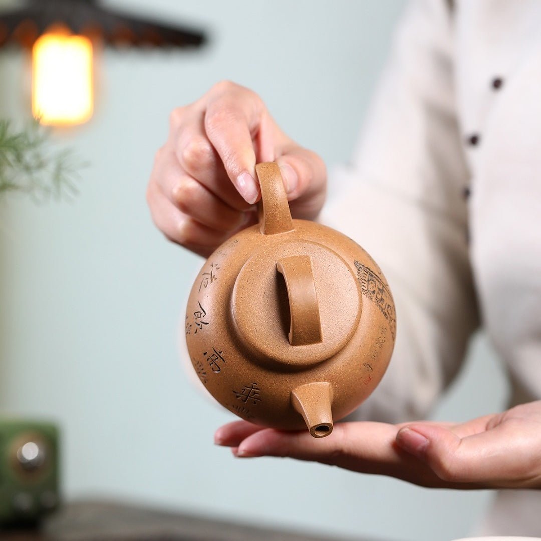 Guo Qiao Bian Fu 180cc - Yixing Handmade Teapot - zycs_China