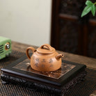 Guo Qiao Bian Fu 180cc - Yixing Handmade Teapot - zycs_China - tea - teapot