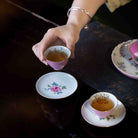 Guo Se Tian Xiang 110cc - Jing De Zhen Porcelain Gaiwan - zycs_China