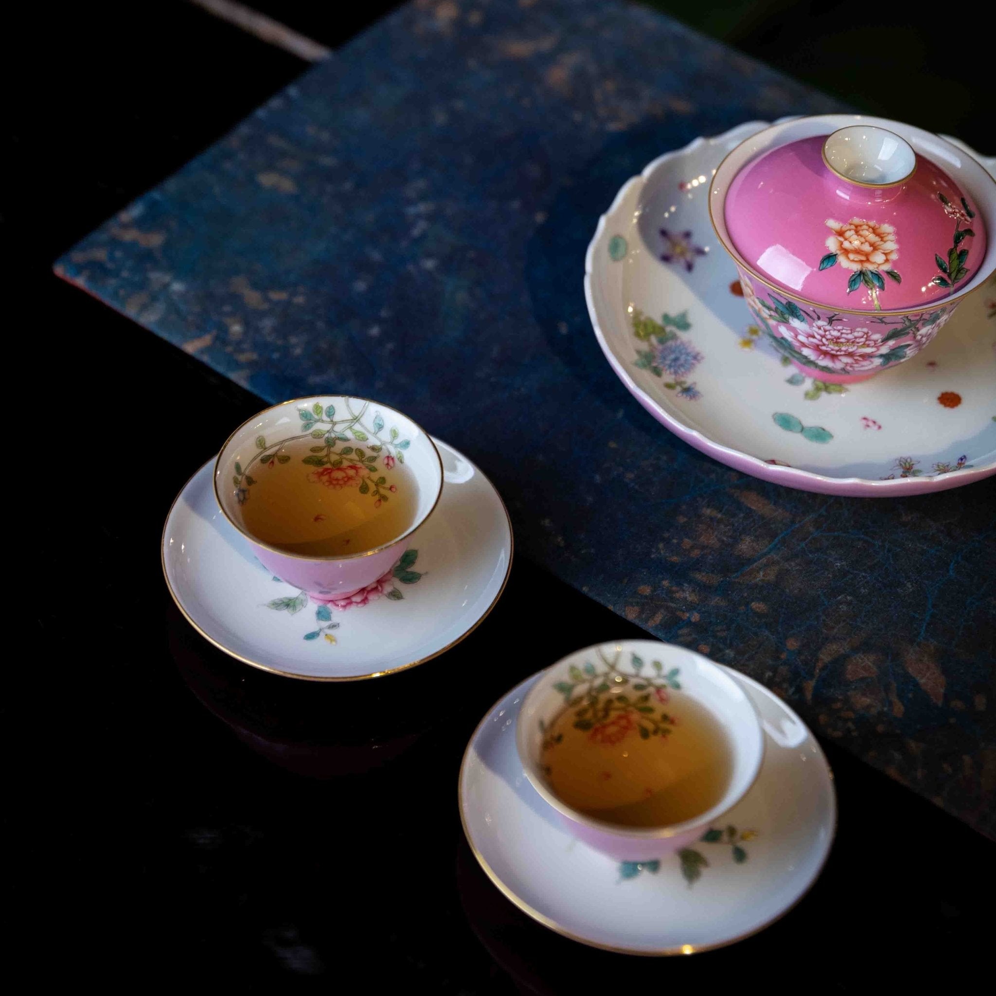 Guo Se Tian Xiang 110cc - Jing De Zhen Porcelain Gaiwan - zycs_China