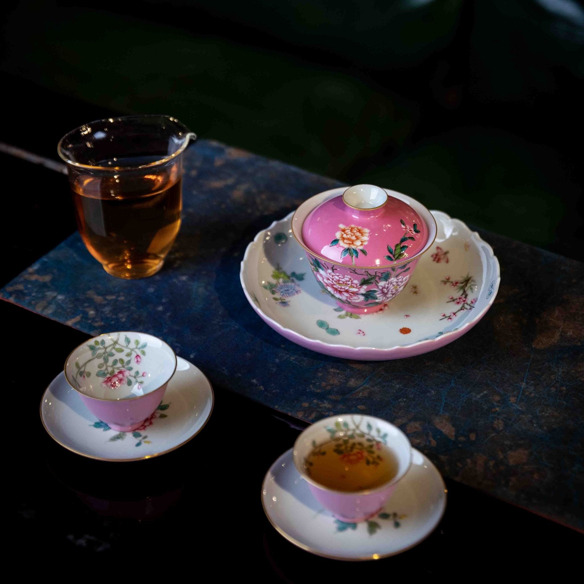 Guo Se Tian Xiang 110cc - Jing De Zhen Porcelain Gaiwan - zycs_China