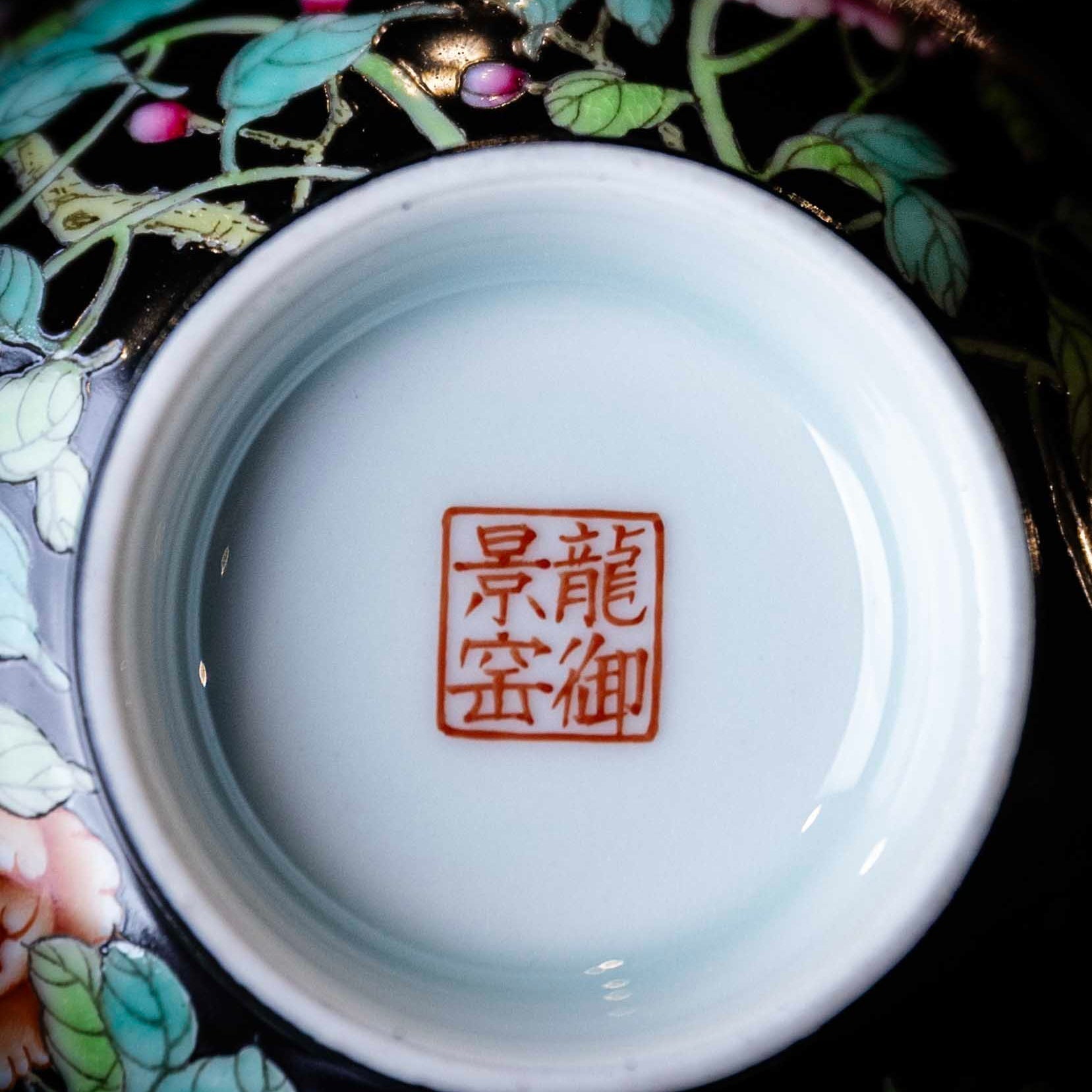 Guo Se Tian Xiang 120cc - Jing De Zhen Porcelain Gaiwan - zycs_China