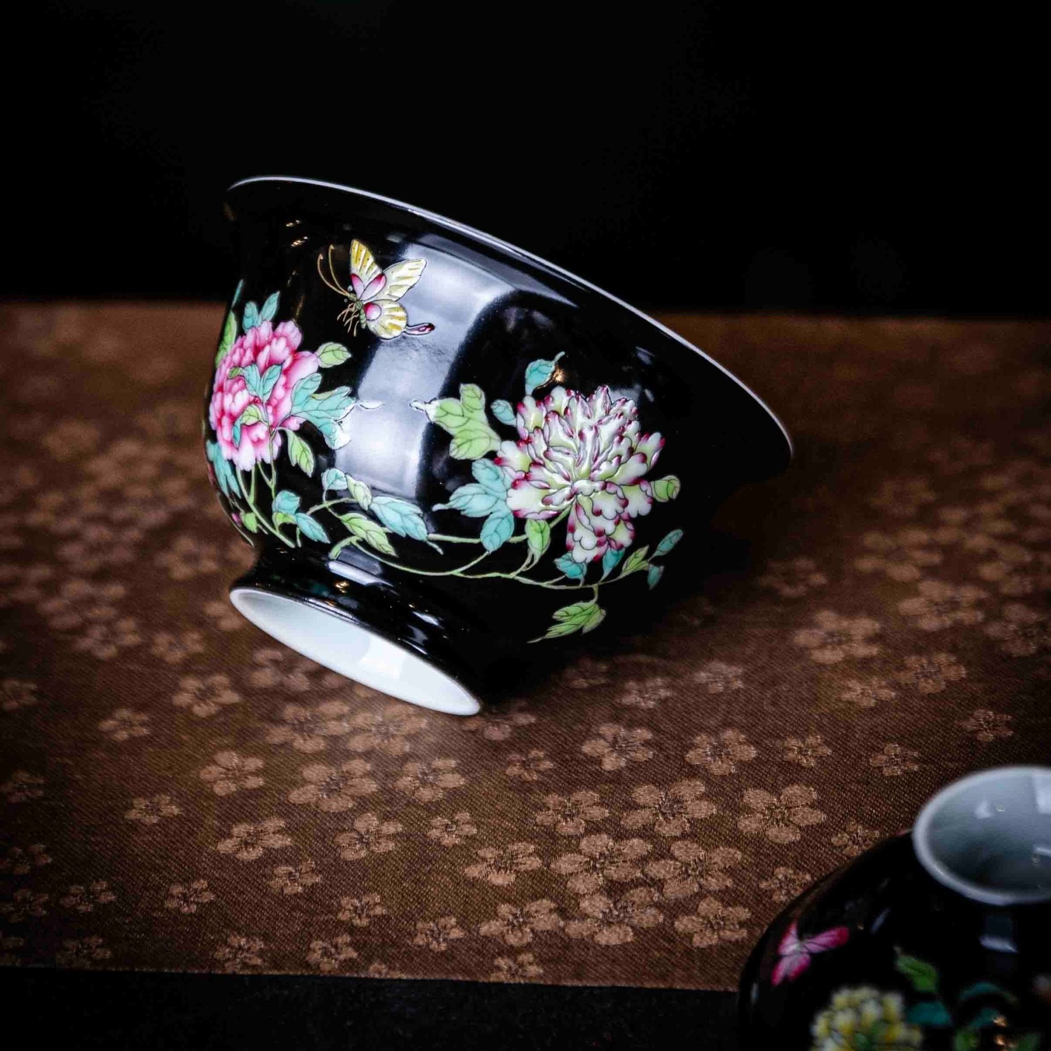 Guo Se Tian Xiang 120cc - Jing De Zhen Porcelain Gaiwan - zycs_China