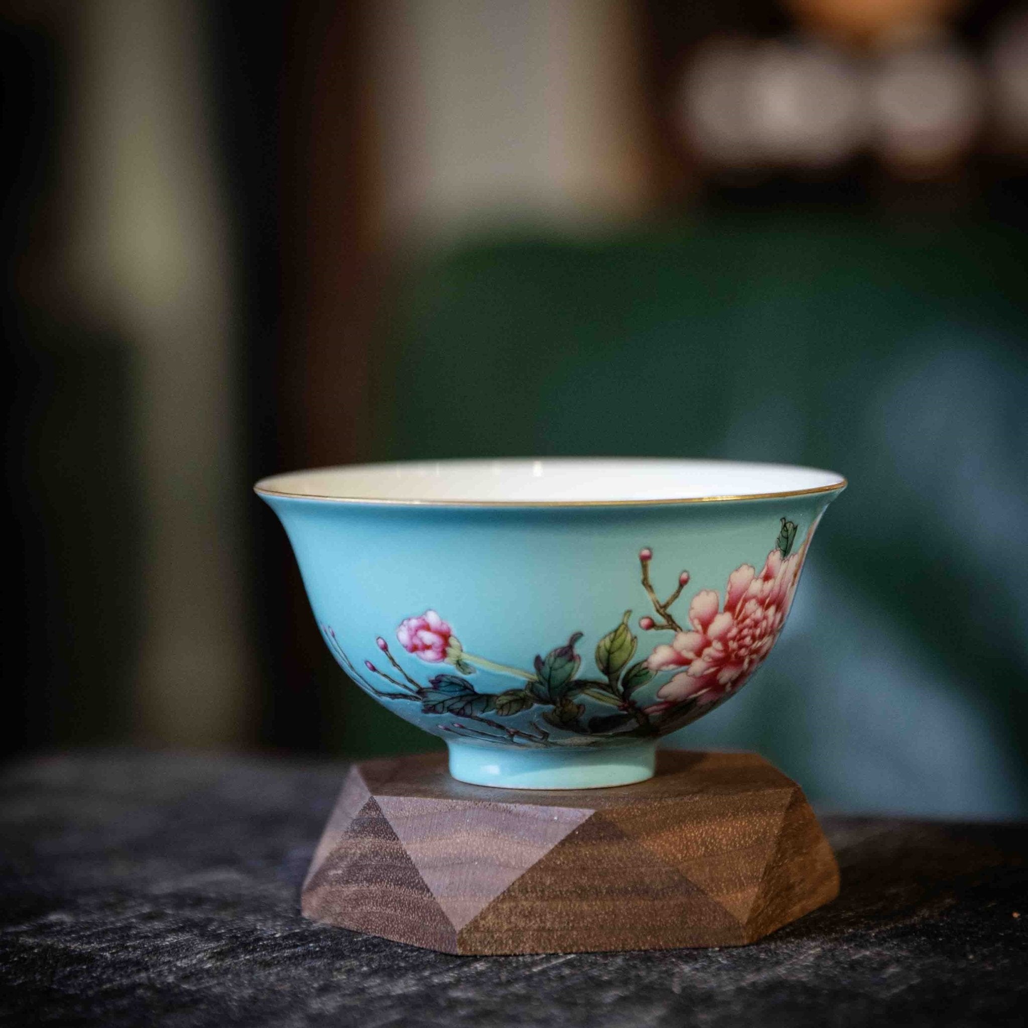 Guo Se Tian Xiang 150cc - Jing De Zhen Porcelain Gaiwan - zycs_China