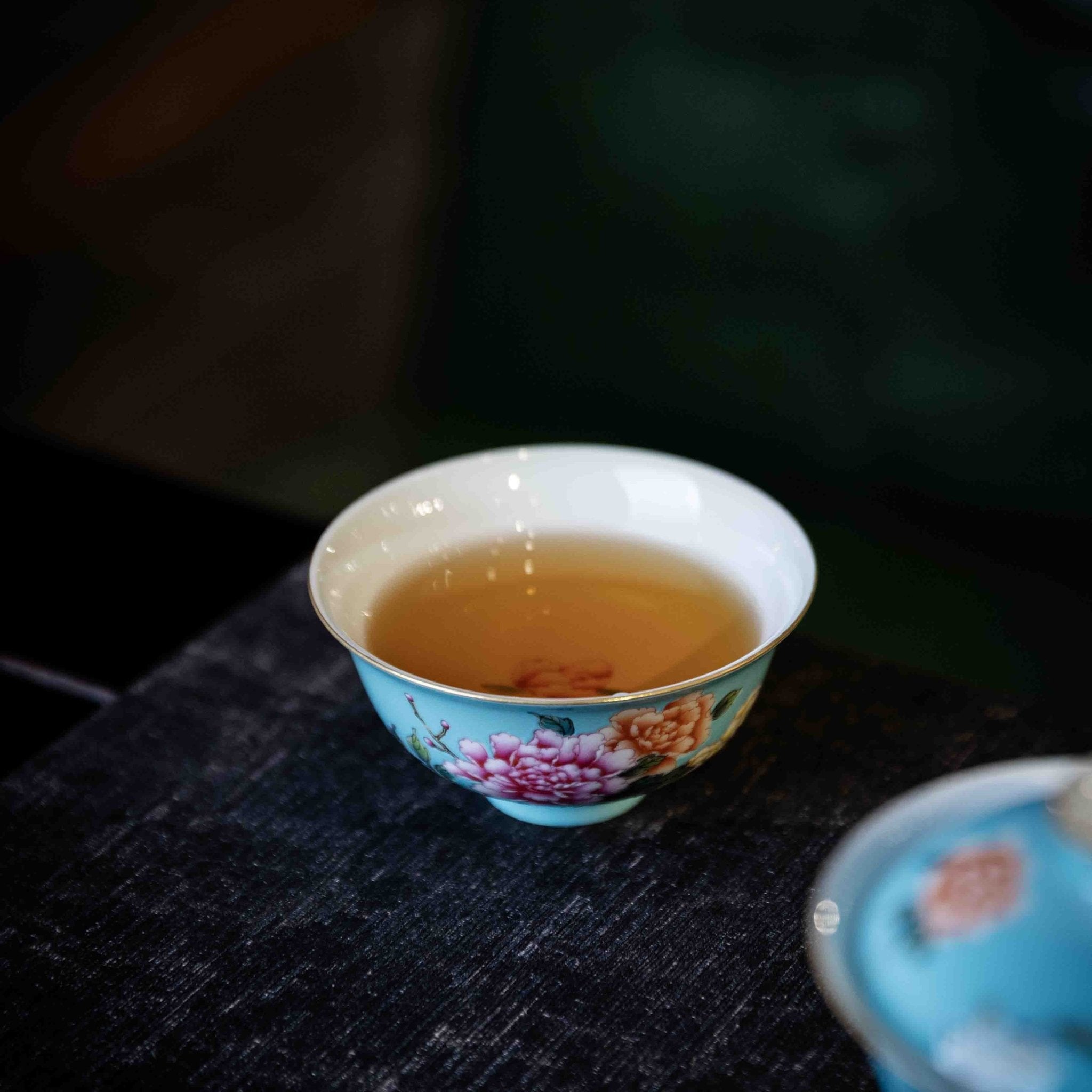 Guo Se Tian Xiang 150cc - Jing De Zhen Porcelain Gaiwan - zycs_China