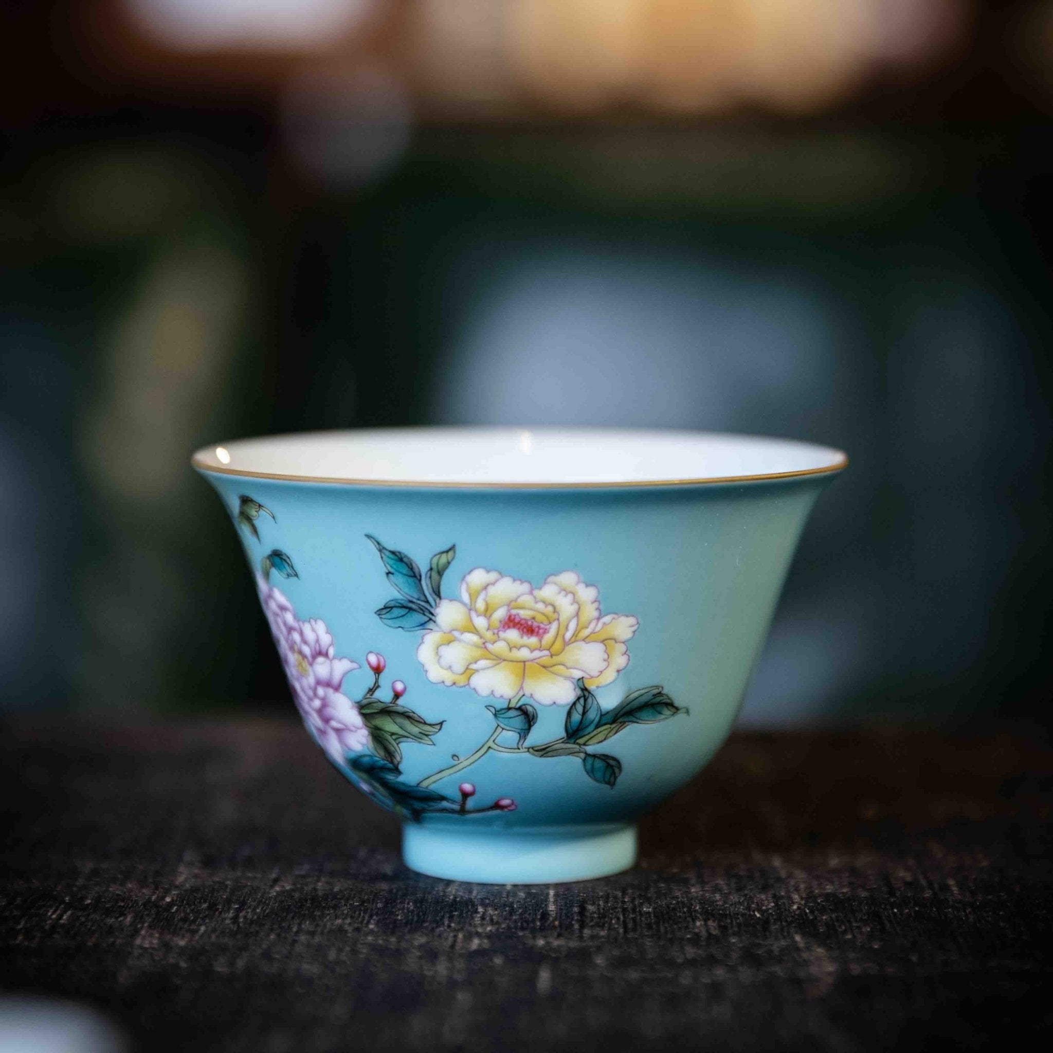 Guo Se Tian Xiang 150cc - Jing De Zhen Porcelain Gaiwan - zycs_China