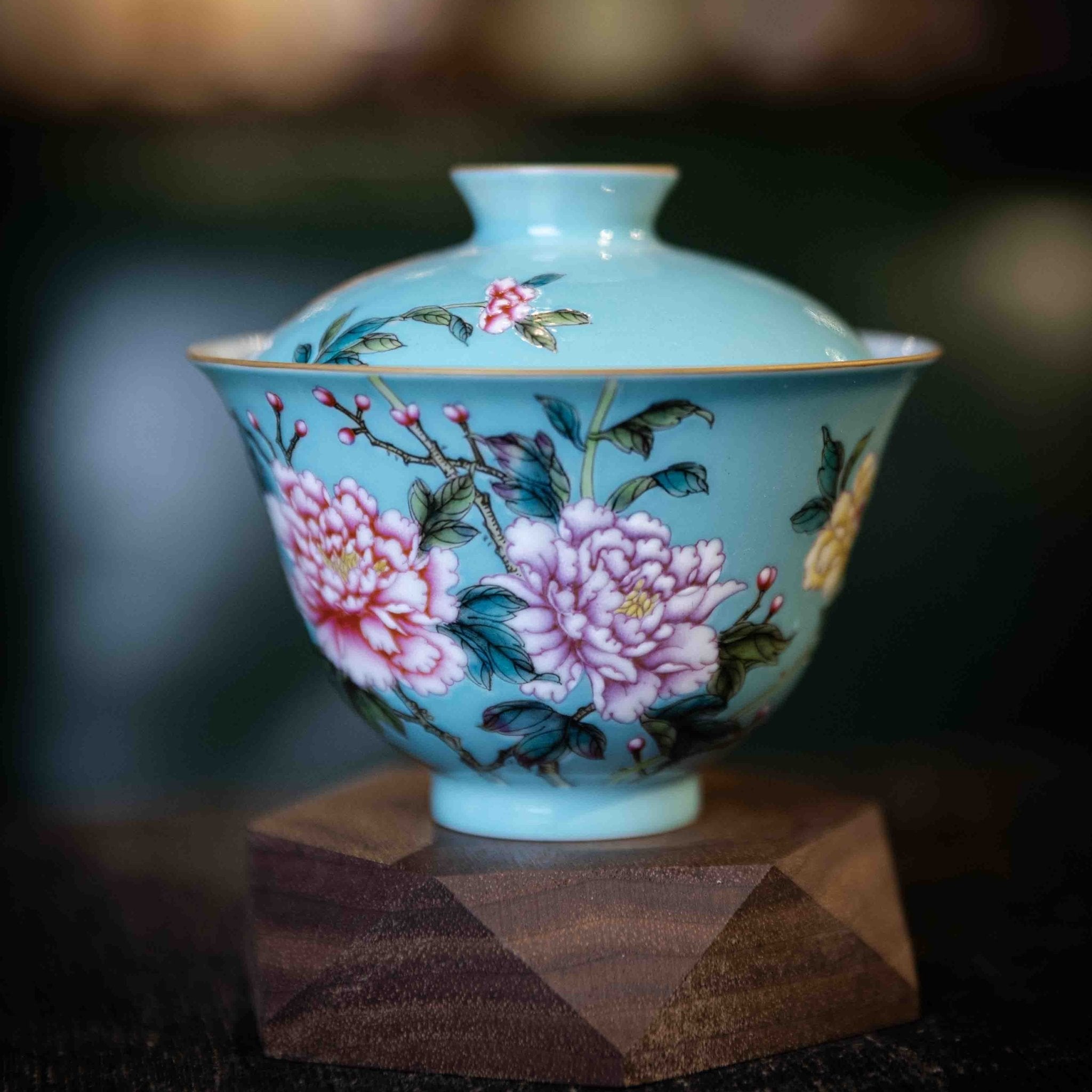 Guo Se Tian Xiang 150cc - Jing De Zhen Porcelain Gaiwan - zycs_China