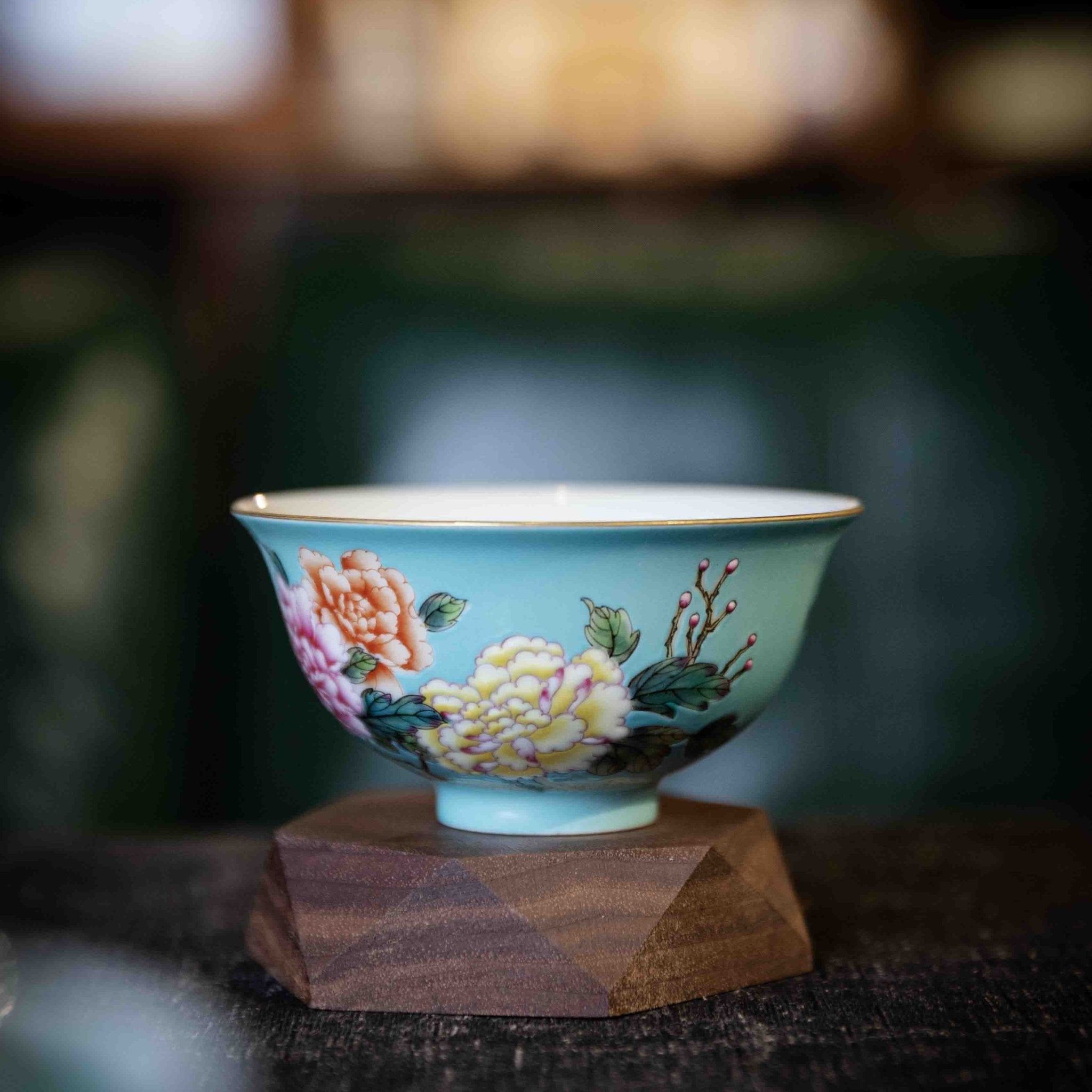 Guo Se Tian Xiang 150cc - Jing De Zhen Porcelain Gaiwan - zycs_China
