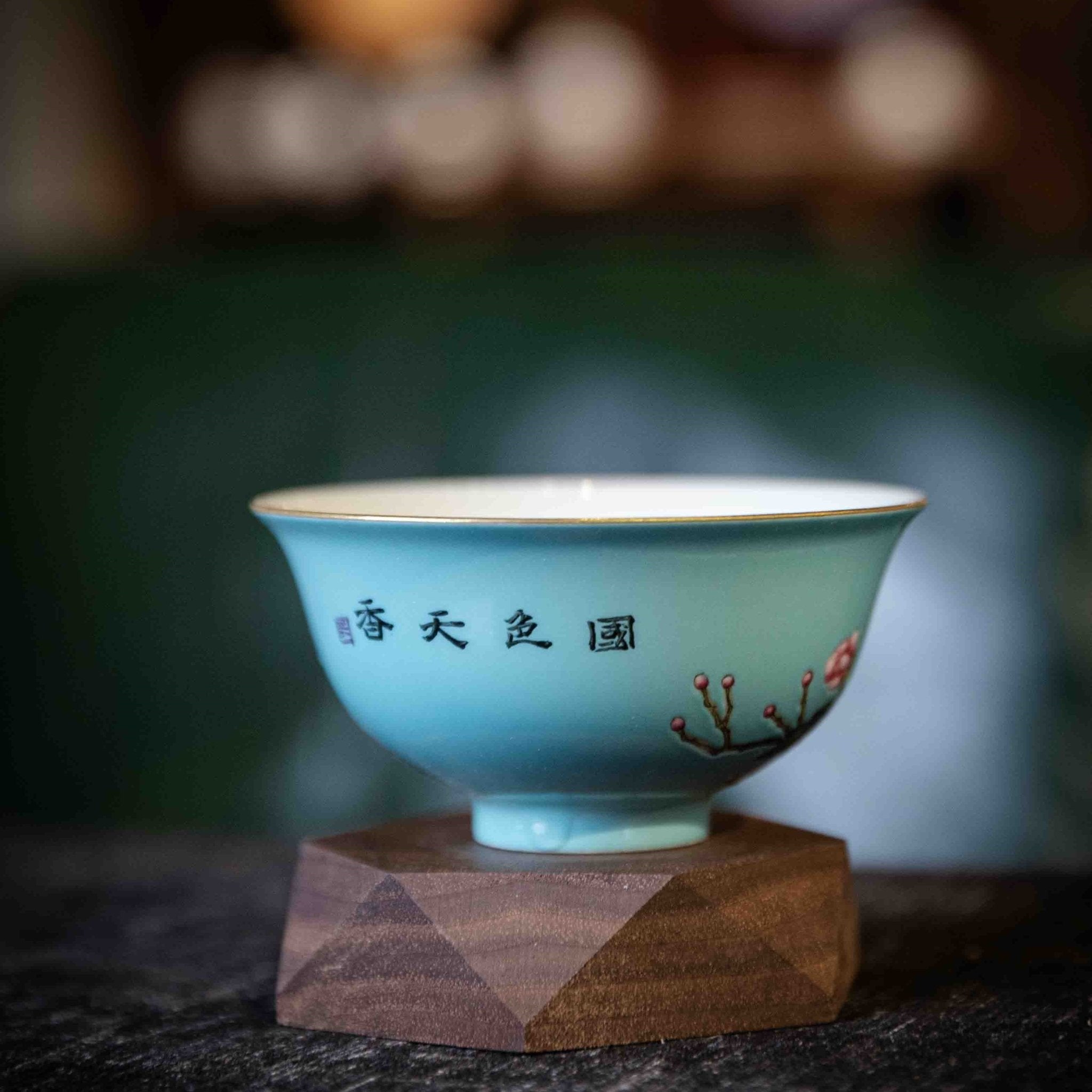 Guo Se Tian Xiang 150cc - Jing De Zhen Porcelain Gaiwan - zycs_China