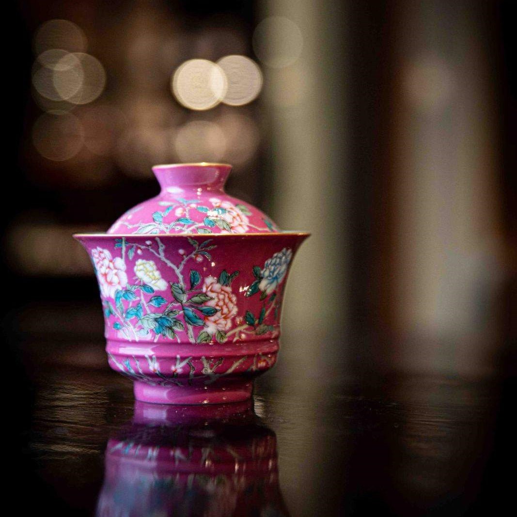 Guo Se Tian Xiang - Jing De Zhen Porcelain Gaiwan - zycs_China