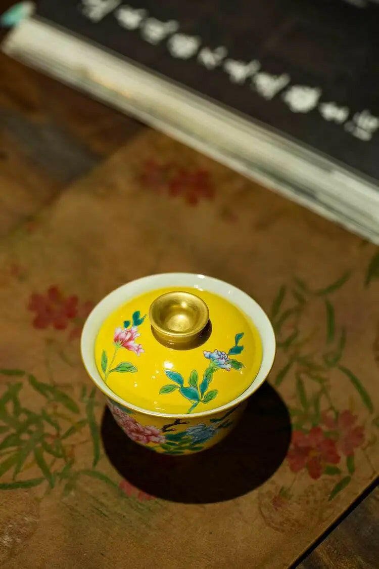 Guo Se Tian Xiang - Jing De Zhen Porcelain Gaiwan - zycs_China