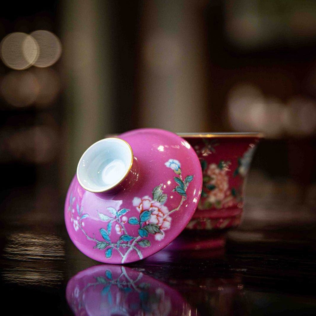 Guo Se Tian Xiang - Jing De Zhen Porcelain Gaiwan - zycs_China