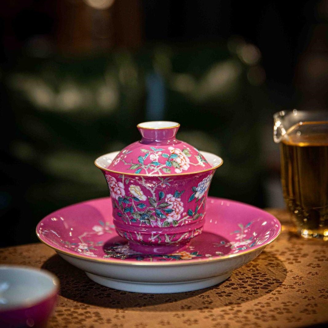 Guo Se Tian Xiang - Jing De Zhen Porcelain Gaiwan - zycs_China