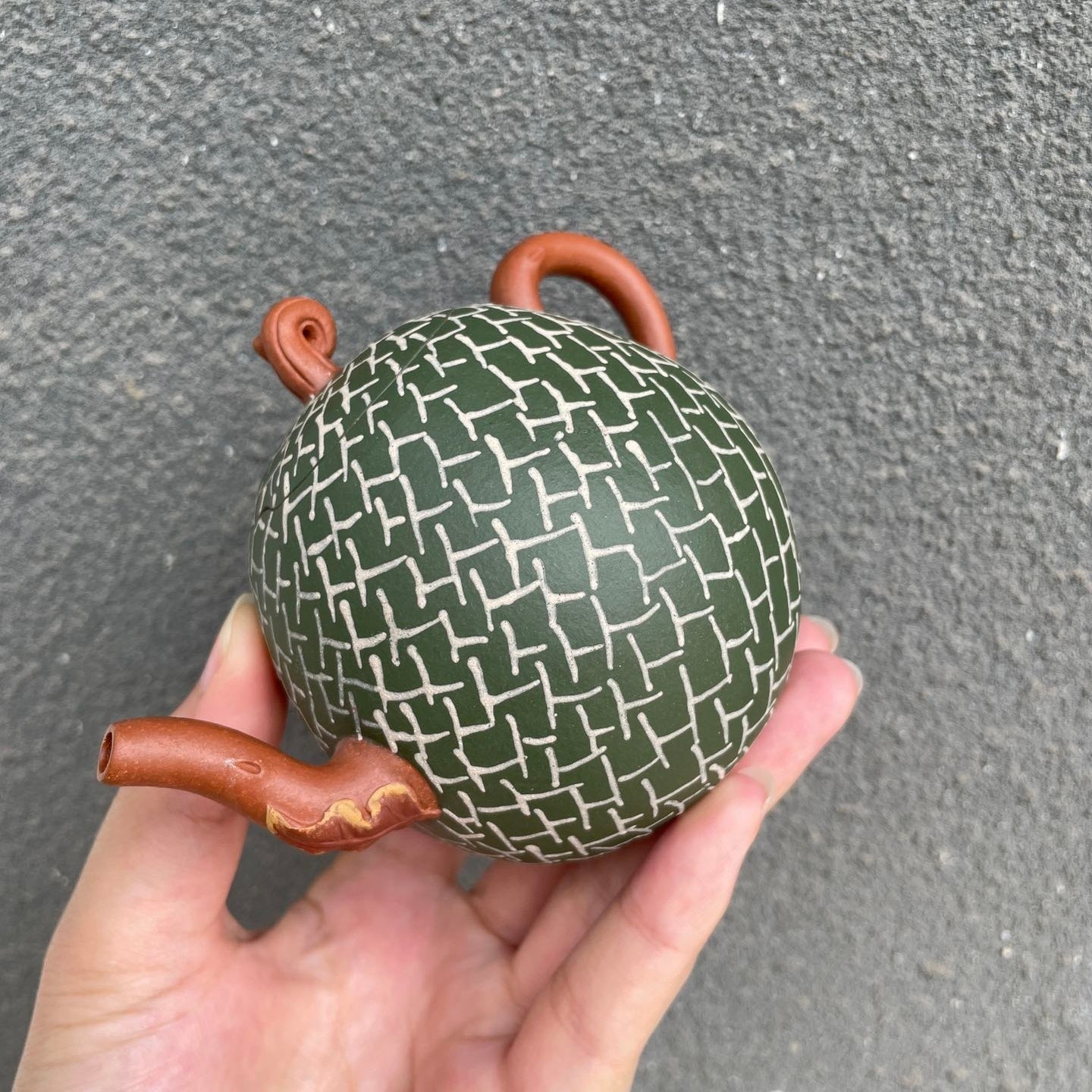 Ha Mi Gua 200cc - Yixing Handmade Teapot - zycs_China