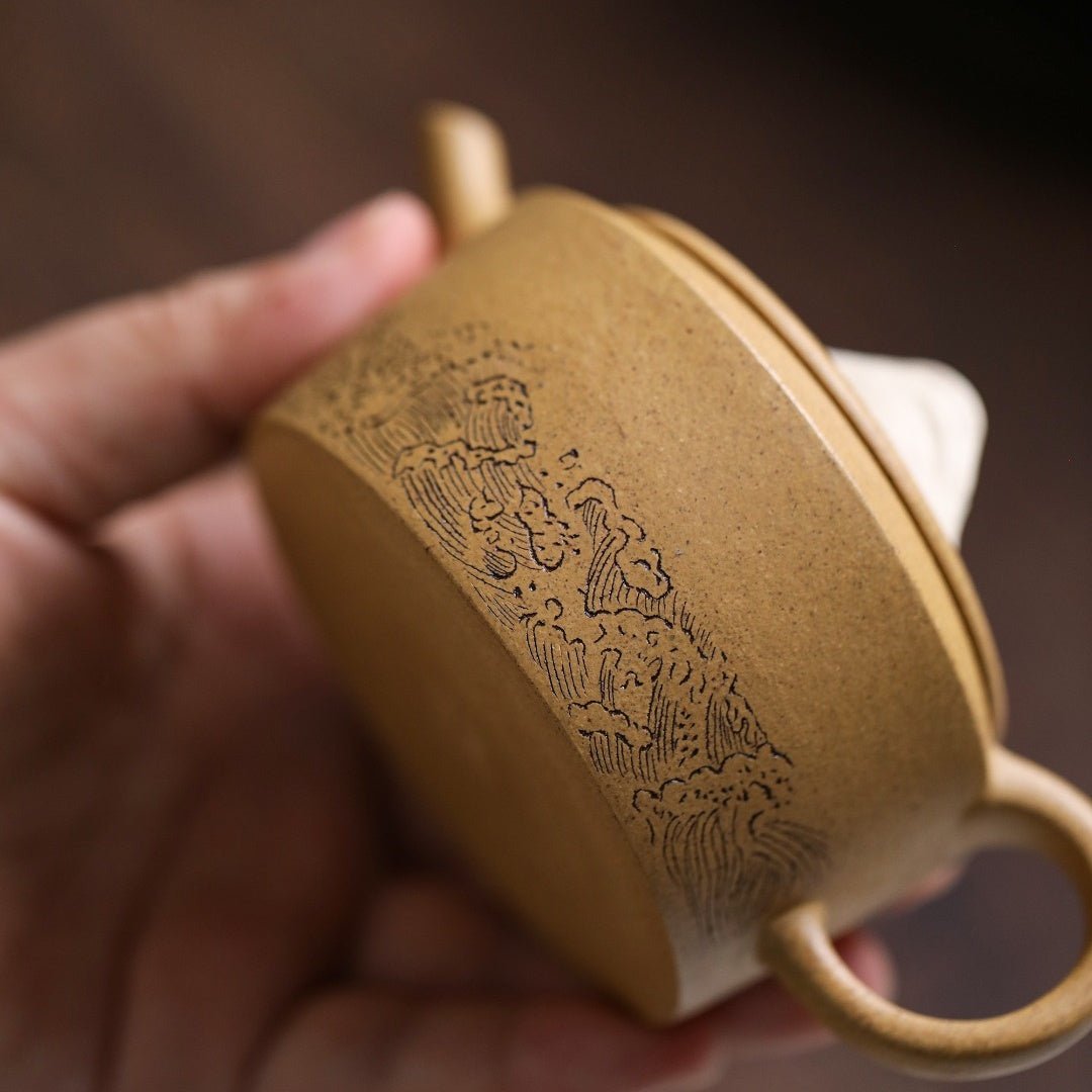 Hai Shi Shan Meng 140cc - Yixing Handmade Teapot - zycs_China