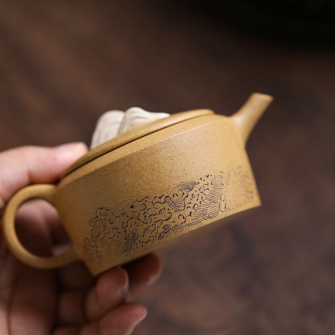 Hai Shi Shan Meng 140cc - Yixing Handmade Teapot - zycs_China
