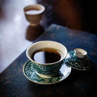 Hai Shui Bing Mei 150cc - Jing De Zhen Porcelain Gaiwan - zycs_China