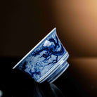 Hai Shui Long Wen 100cc - Jing De Zhen Porcelain Gaiwan - zycs_China