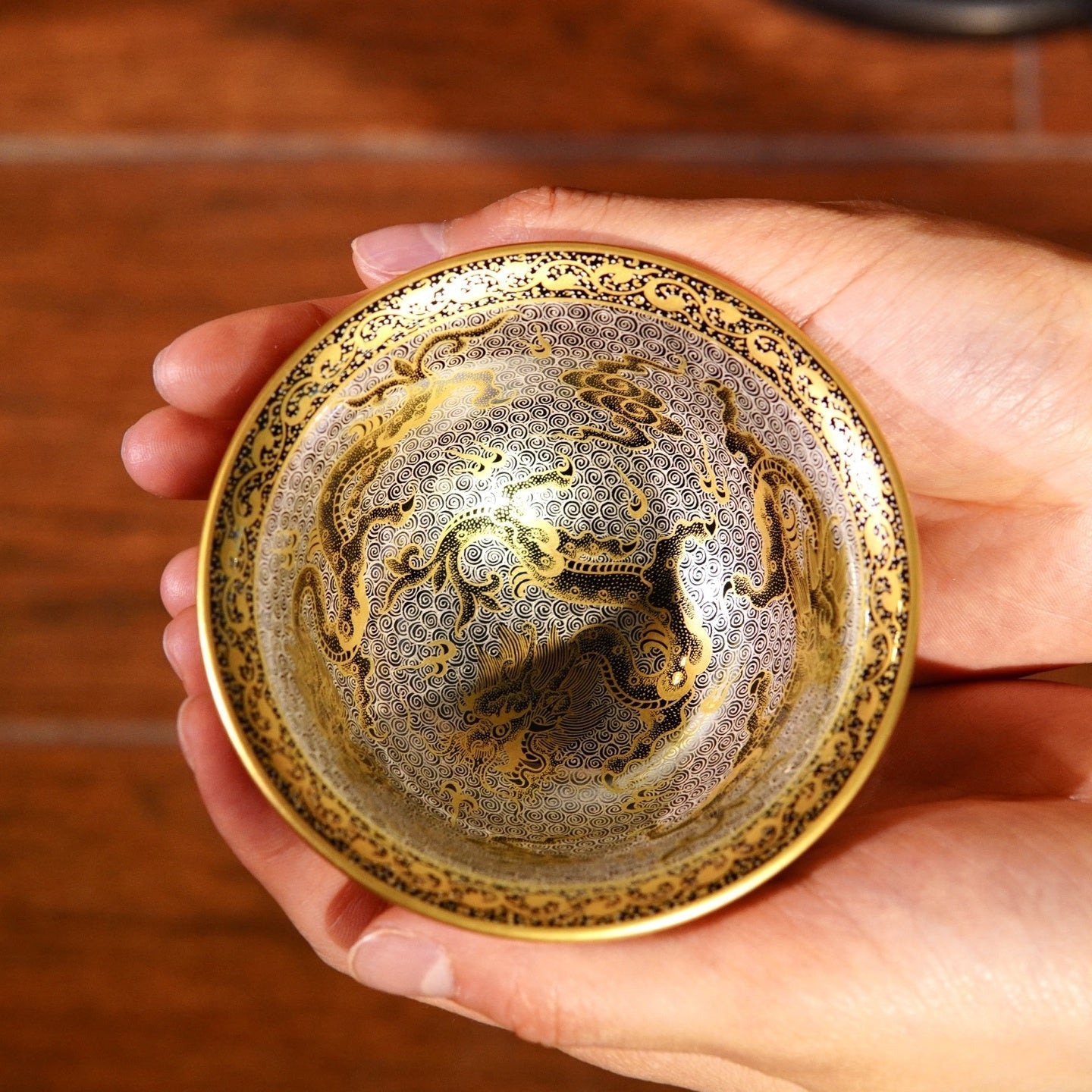 Hai Shui Wu Long - Jing De Zhen Porcelain Teacup - zycs_China