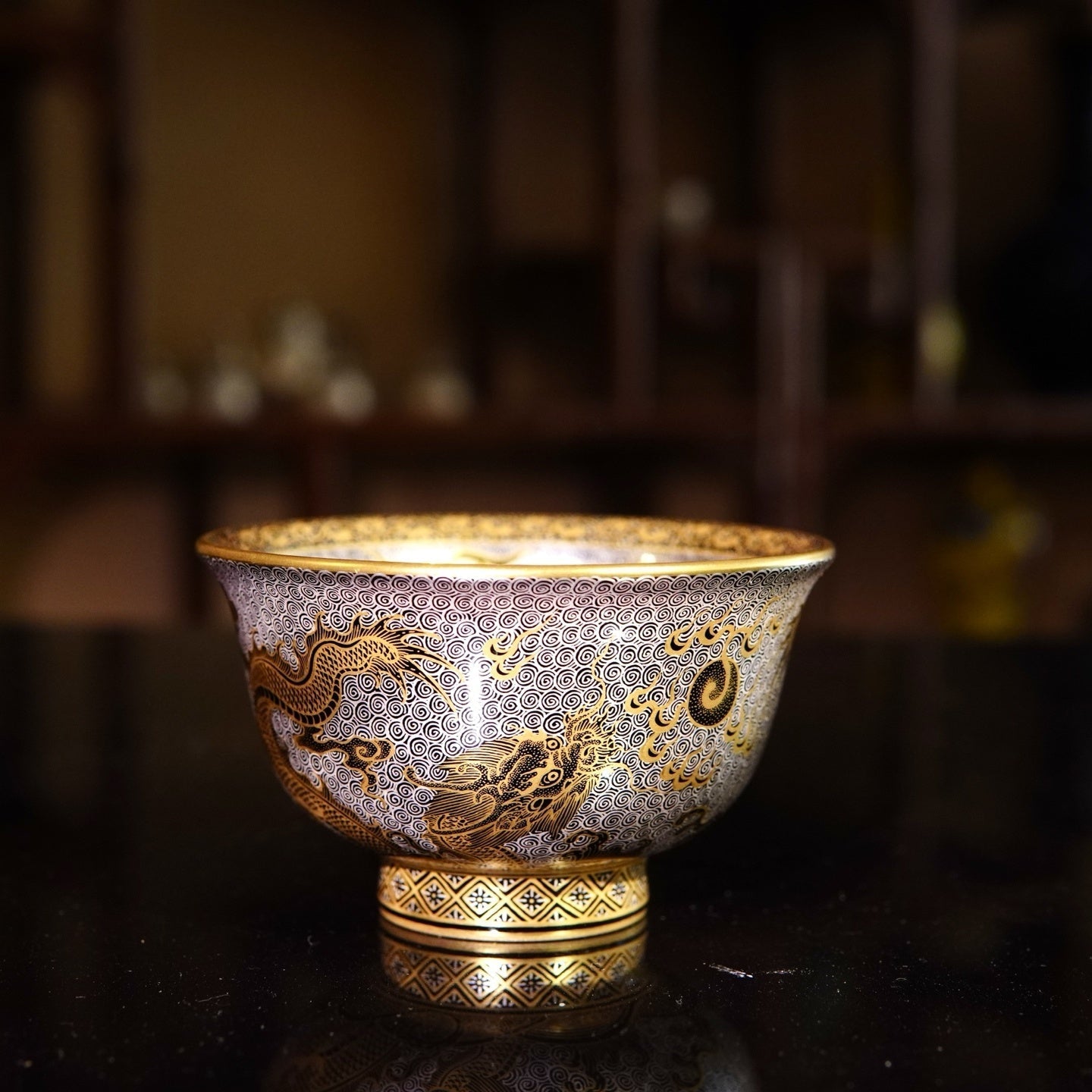 Hai Shui Wu Long - Jing De Zhen Porcelain Teacup - zycs_China