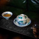 Hai Shui Yu Wen 150cc - Jing De Zhen Porcelain Gaiwan - zycs_China
