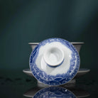 Hai Shui Yu Wen - Jing De Zhen Porcelain Gaiwan - zycs_China - tea - teapot