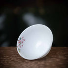 Hai Tang Hua 110cc - Jing De Zhen Porcelain Gaiwan - zycs_China