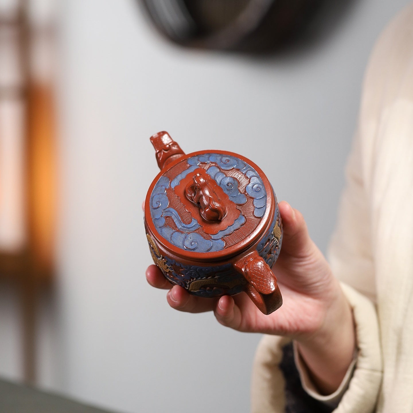 Han Wa 180cc - Yixing Handmade Teapot 江苏宜兴