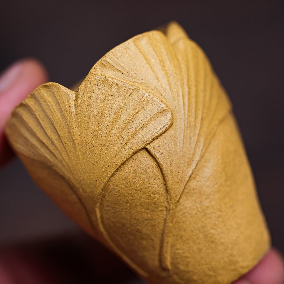 Hao Yun Lian Lian & Feng Ye 70~90cc - Yixing Handmade Teacup - zycs_China