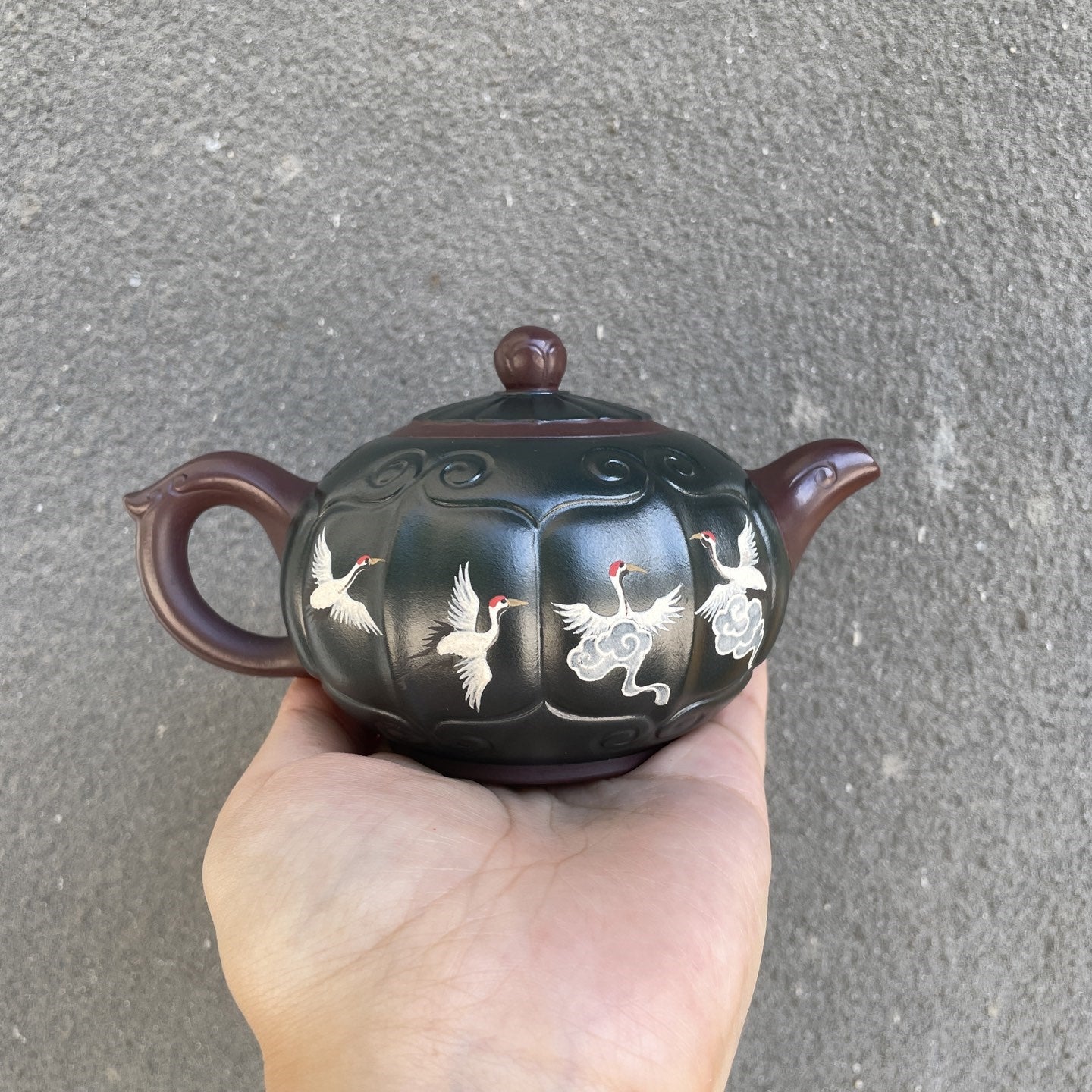 He He Ru Yi 180cc - Yixing Handmade Teapot - zycs_China