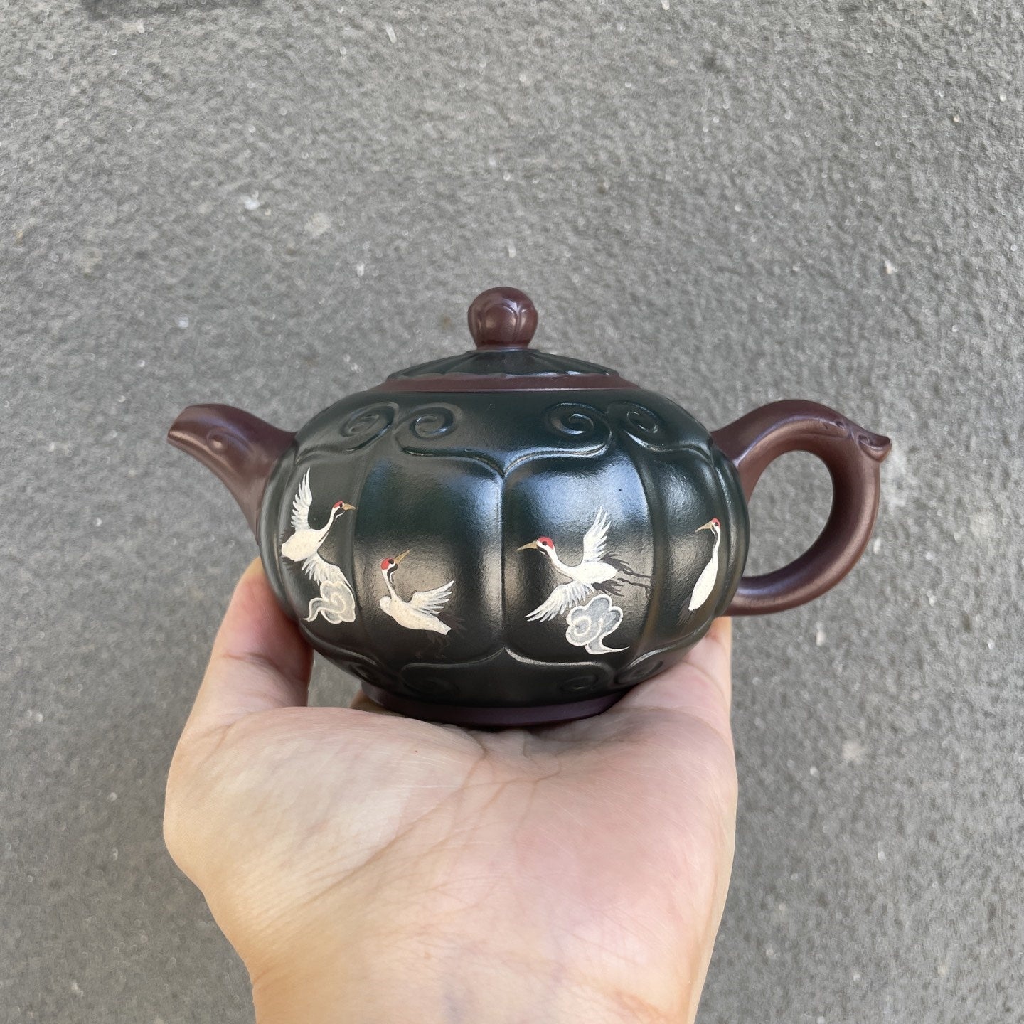 He He Ru Yi 180cc - Yixing Handmade Teapot - zycs_China