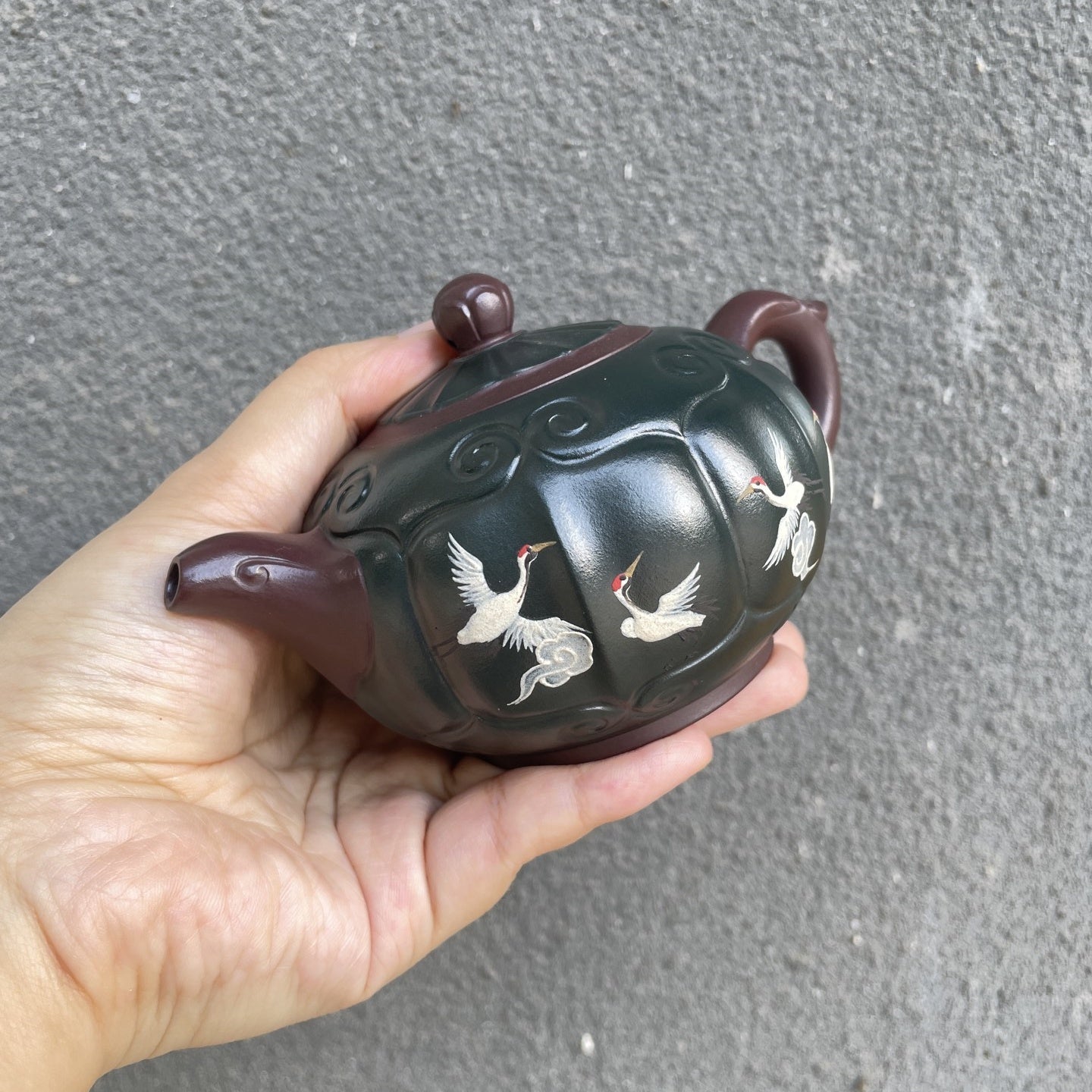He He Ru Yi 180cc - Yixing Handmade Teapot - zycs_China