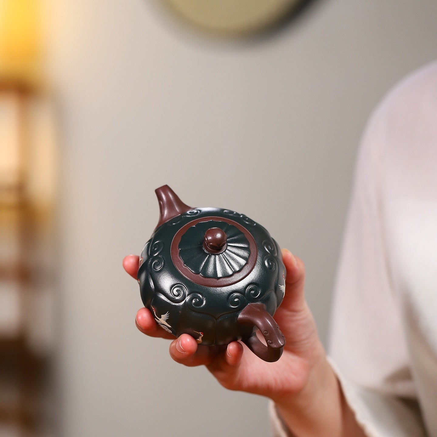 He He Ru Yi 180cc - Yixing Handmade Teapot - zycs_China