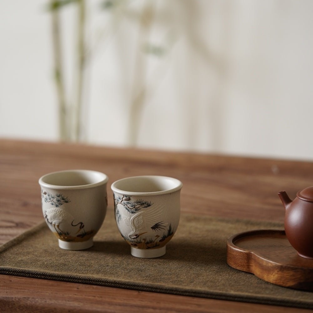He He You Ming 120cc - Yixing Handmade Teacup - zycs_China