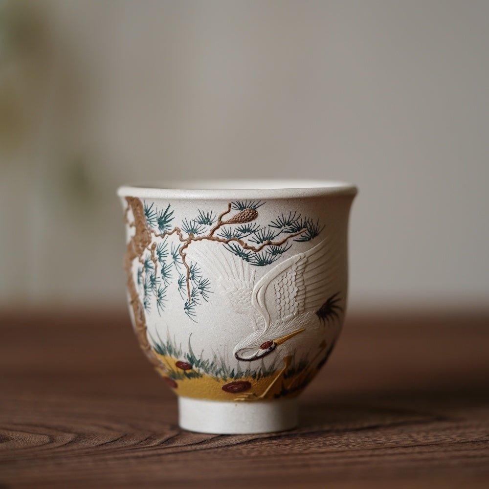 He He You Ming 120cc - Yixing Handmade Teacup - zycs_China