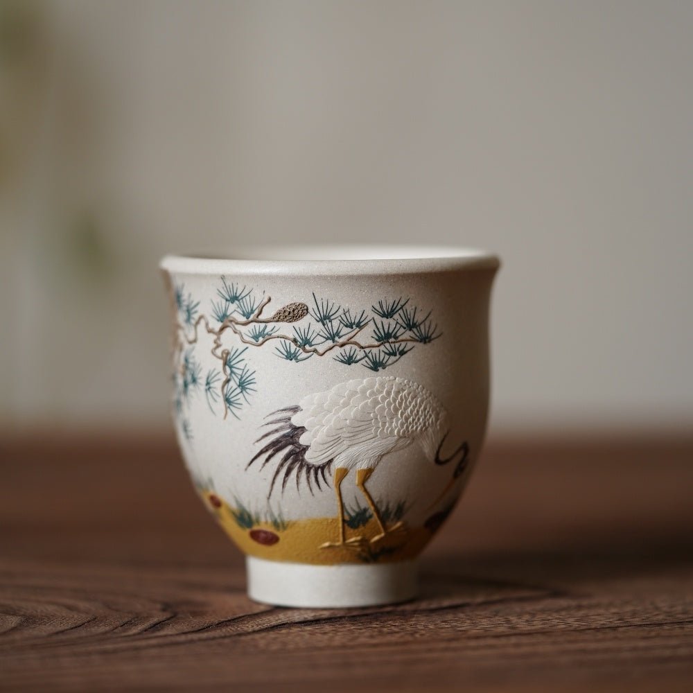 He He You Ming 120cc - Yixing Handmade Teacup - zycs_China
