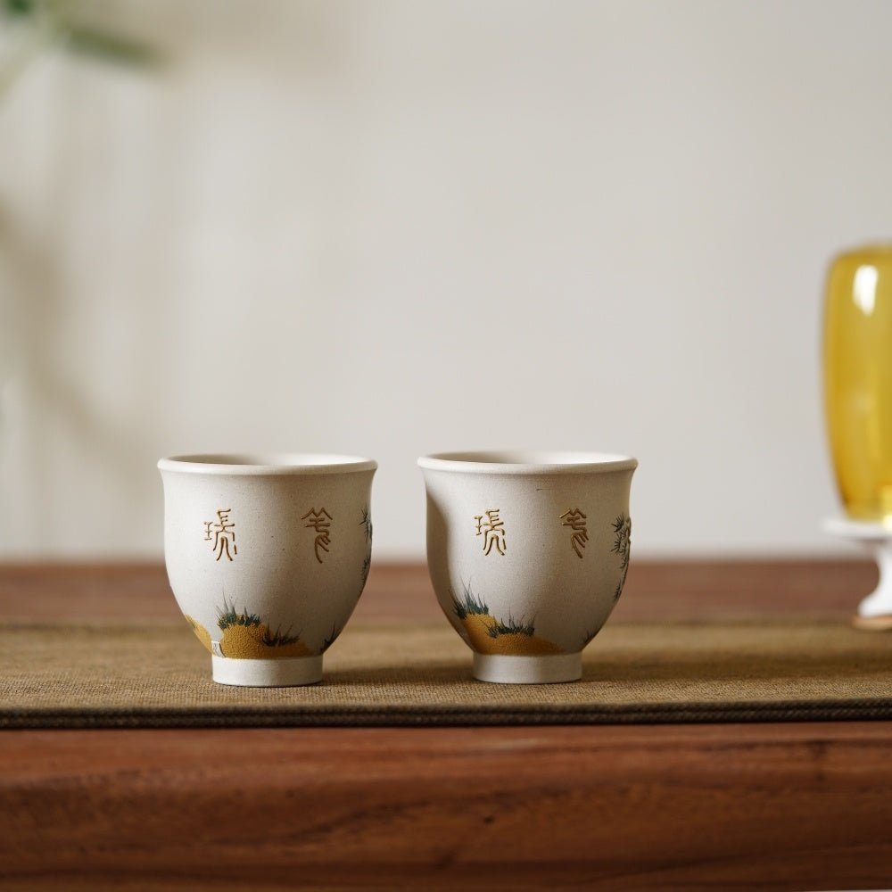 He He You Ming 120cc - Yixing Handmade Teacup - zycs_China