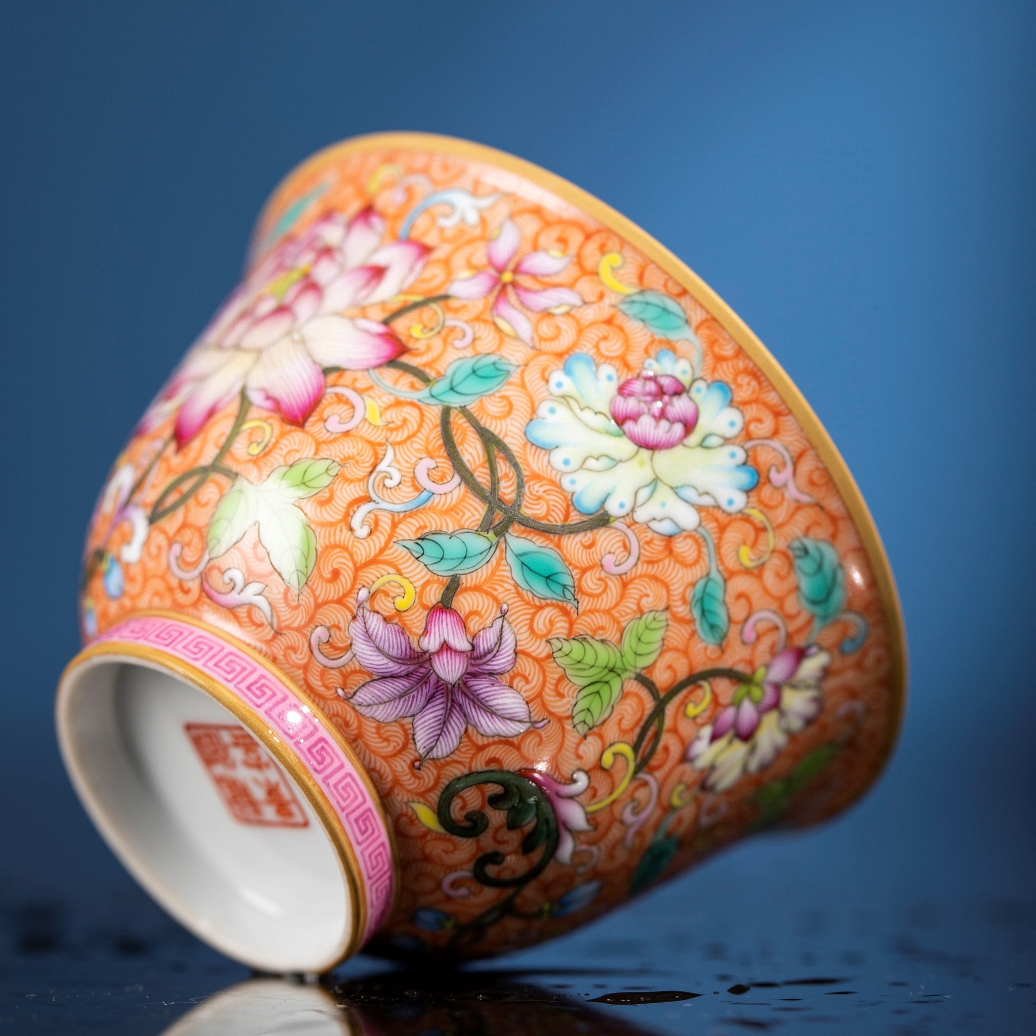 He Hua 120cc - Jing De Zhen Porcelain Teacup - zycs_China