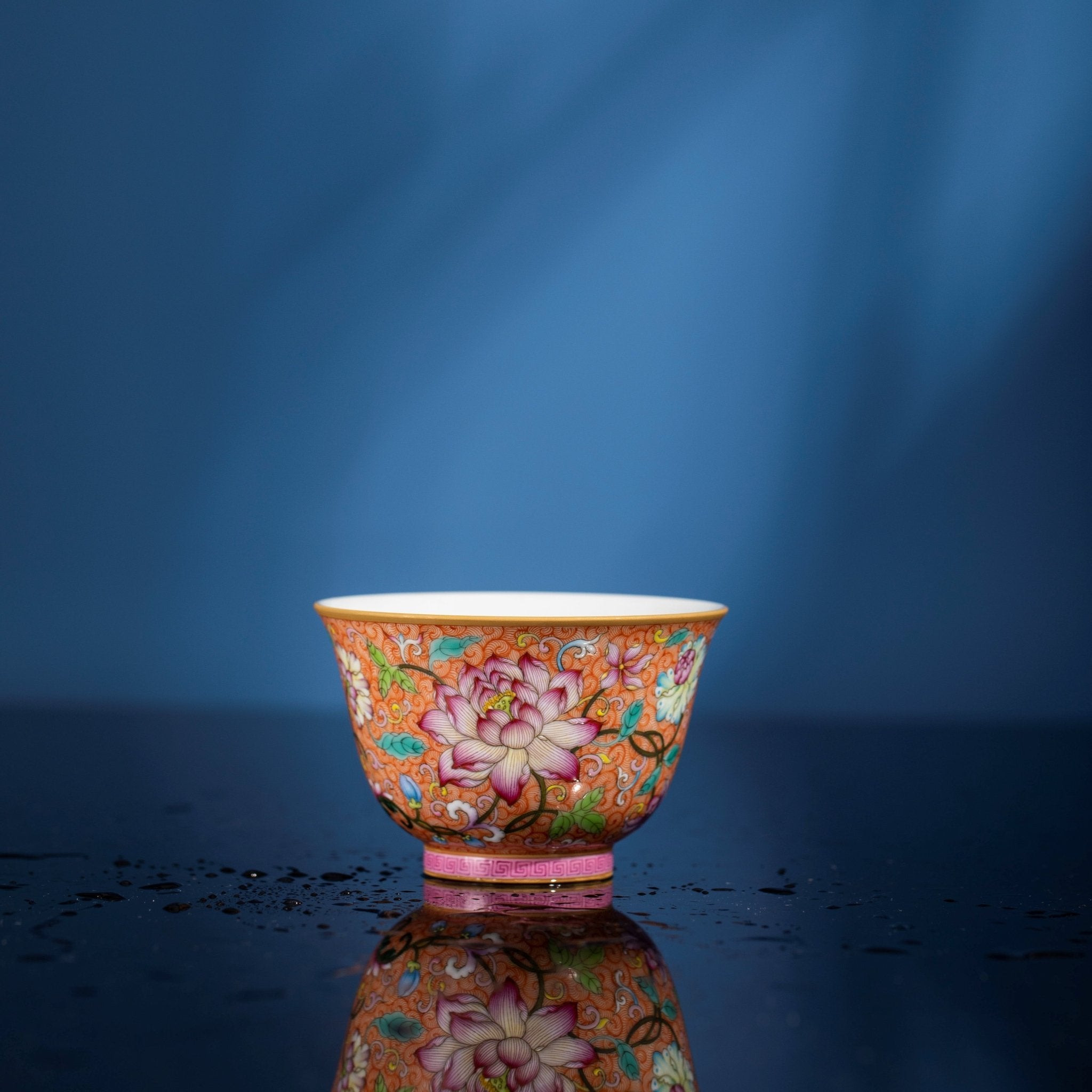 He Hua 120cc - Jing De Zhen Porcelain Teacup - zycs_China