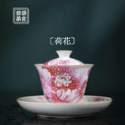 He Hua - Jing De Zhen Porcelain Gaiwan - zycs_China - tea - teapot