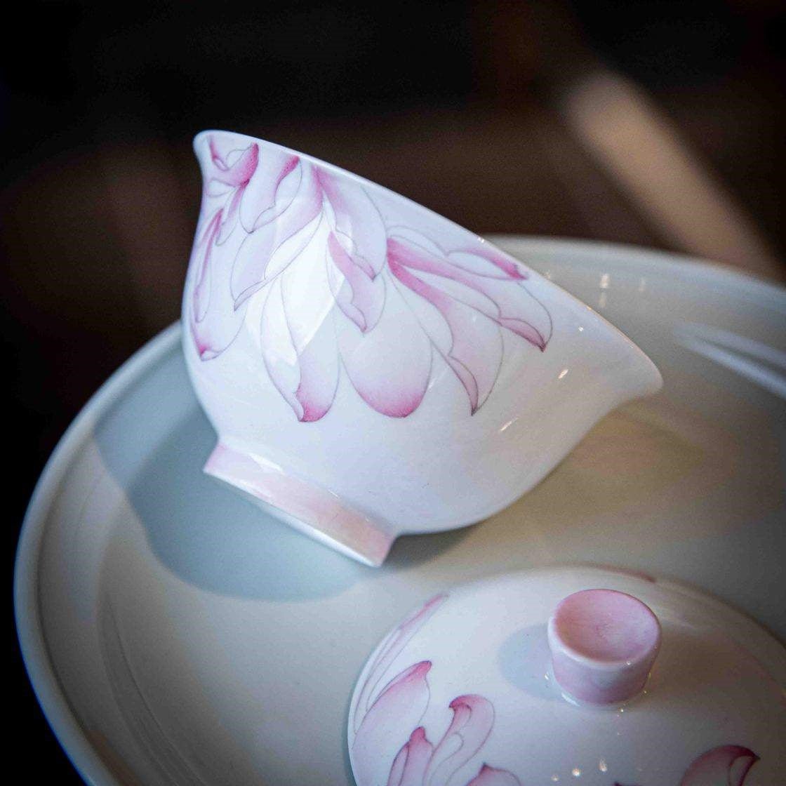 He Hua - Jing De Zhen Porcelain Gaiwan - zycs_China