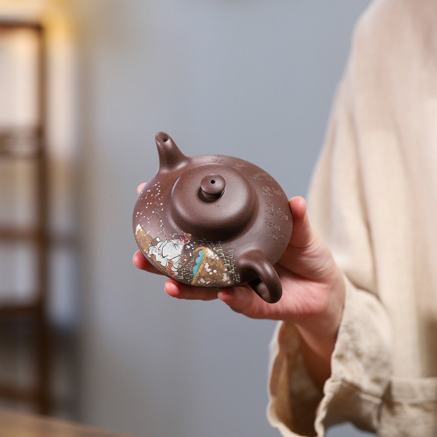 He Huan 180cc - Yixing Handmade Teapot - zycs_China