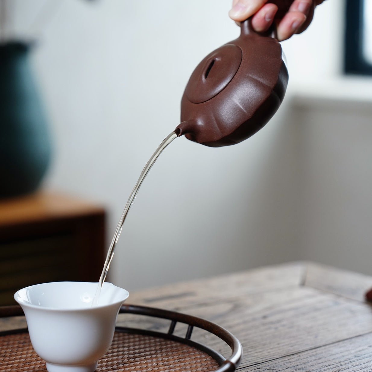 He Huan Zuan 200cc - Yixing Handmade Teapot - zycs_China